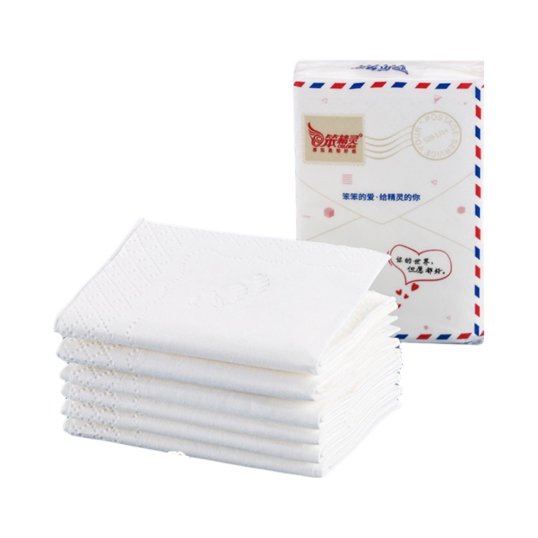 推荐商品：CHLORIS/笨精灵 无香 4层 手帕纸 细韧亲肤 棉柔吸水