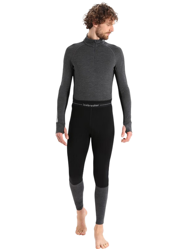 推荐商品：Icebreaker ZoneKnit系列美利奴羊毛可机洗徒步训练贴身层运动长裤 0A56H5 黑