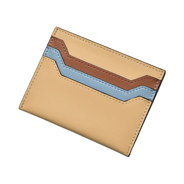 推荐商品：lunia 拼色7卡位超薄迷你ins网红驾照牛皮银行信用卡夹卡包零钱包