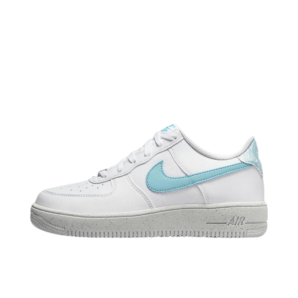 推荐商品：Nike Air Force 1 空军一号 板鞋 轻便舒适百搭耐磨防滑复古 GS/纯白色/蓝色