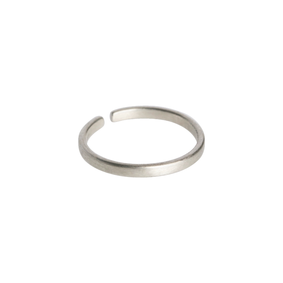 推荐商品：曲尾花 素圈925银戒指 YLS051