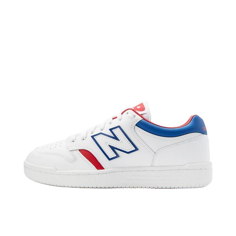 推荐商品：New Balance numeric 480 薄底 减震耐磨 防滑轻便 透气 复古 板鞋 白色/蓝色/红色