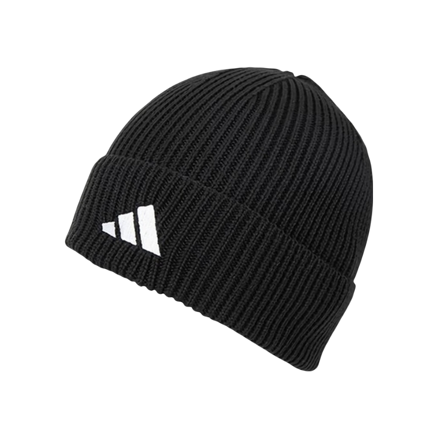 adidas/阿迪达斯 休闲logo户外保暖毛线帽 HS9765 黑色HS9765