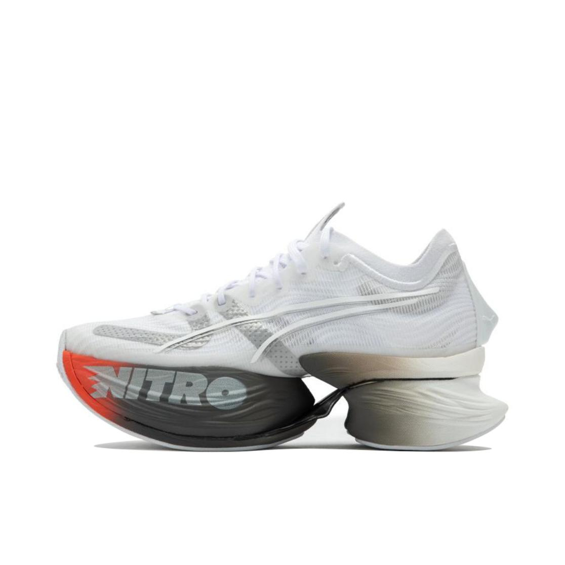 推荐商品：Puma/彪马 Fastroid 合成革 防滑耐磨 舒适透气 时尚 跑鞋 白色/灰色