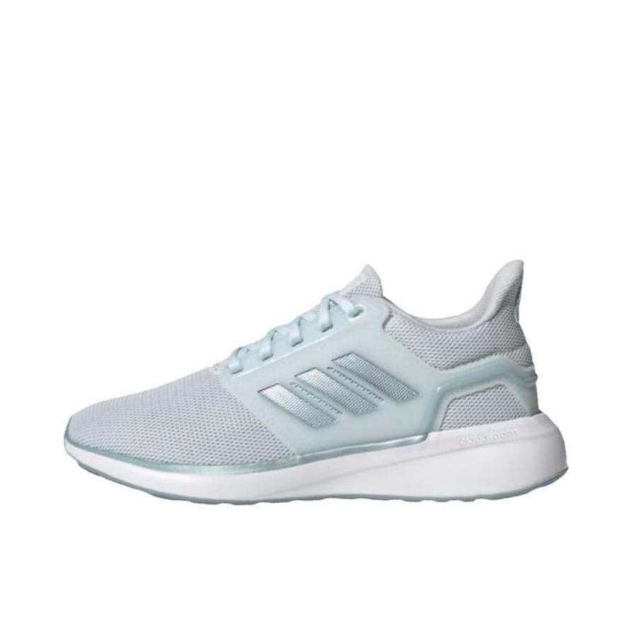推荐商品：adidas EQ19 Run 跑鞋 缓震防滑耐磨轻便透气合成革训练 女款/浅蓝色