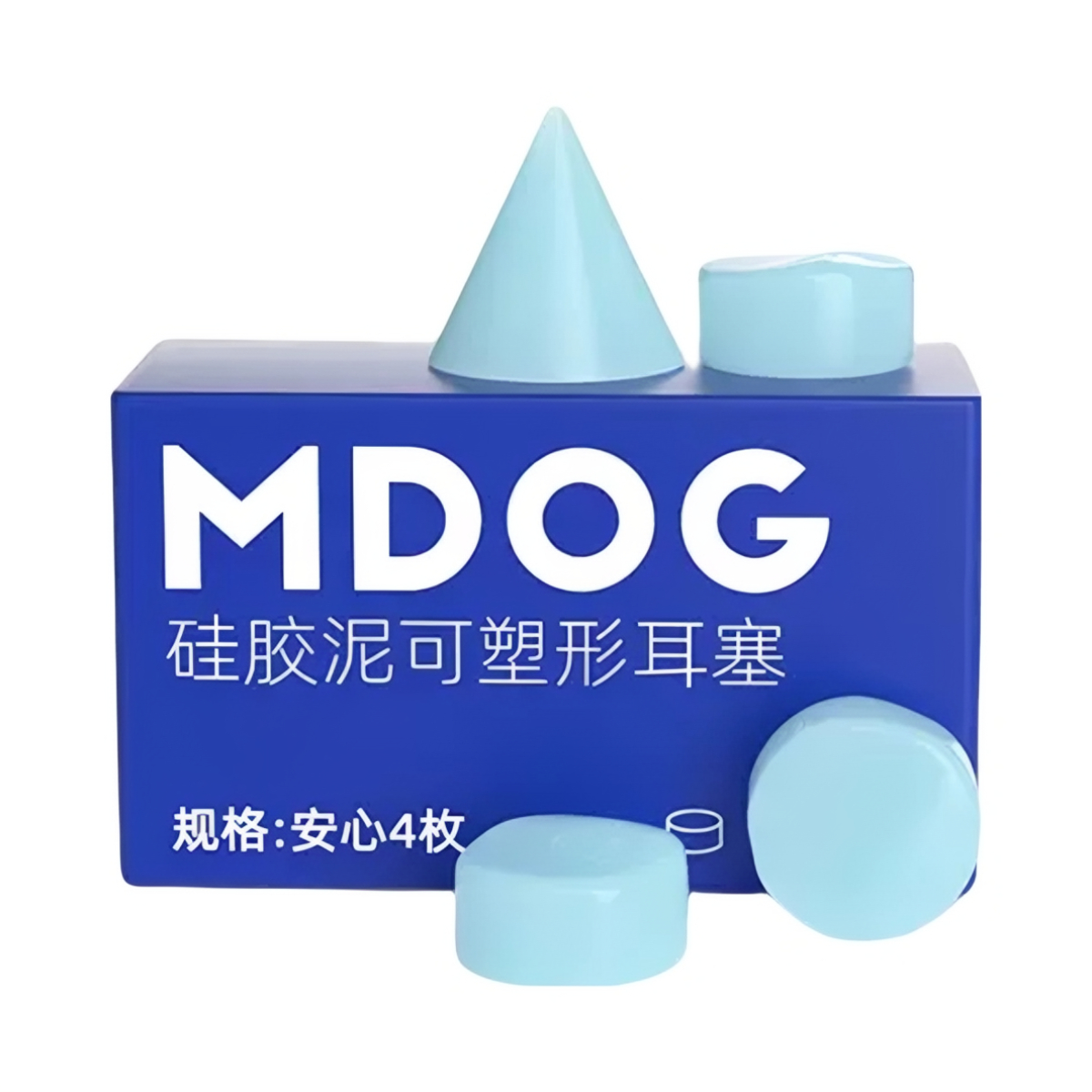 推荐商品：米度狗 隔音降噪 均码 硅胶泥可塑性耳塞