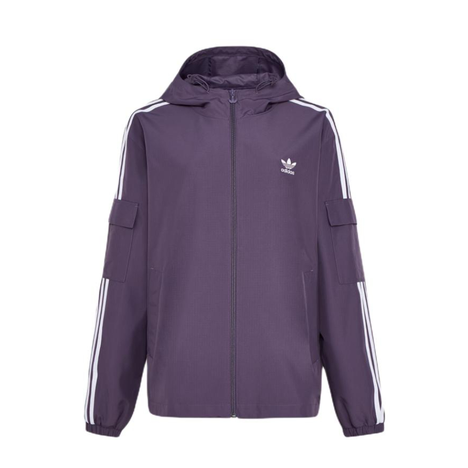 adidas Originals/三叶草 防风保暖连帽夹克 KV8848 暗紫罗兰