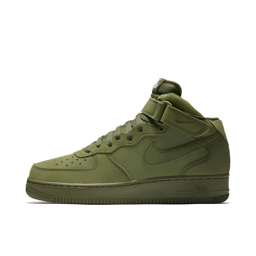 推荐商品：Nike Air Force 1 空军一号 板鞋 轻便舒适百搭耐磨防滑复古 Mid Legion Green 军绿麂皮Mid 