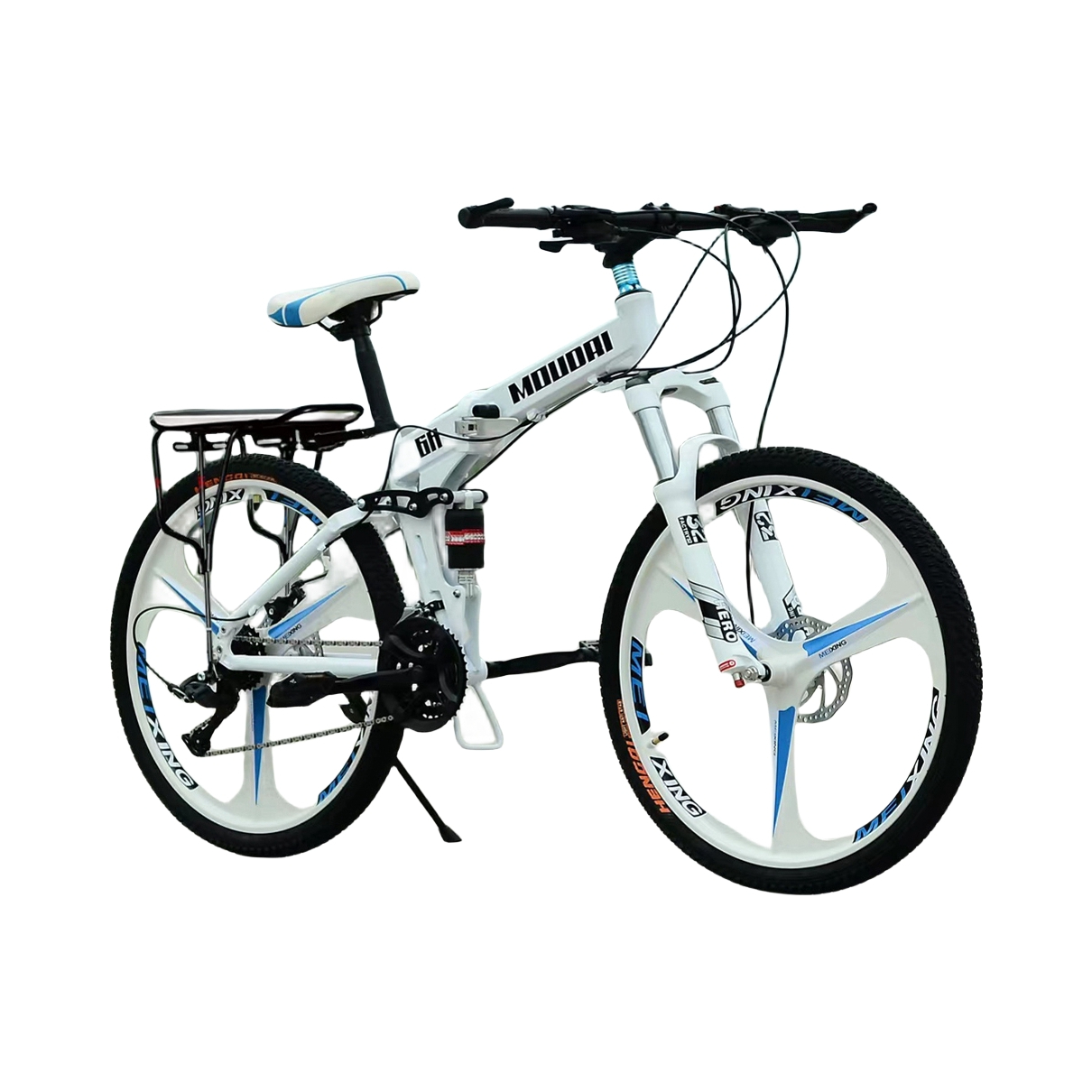 推荐商品：MOUDRI 摩登利 可折叠 铝合金 越野山地车