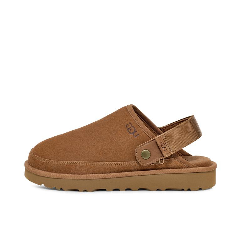 推荐商品：UGG Goldencoast Clog II 平底 包头 一脚蹬 运动休闲鞋 栗色
