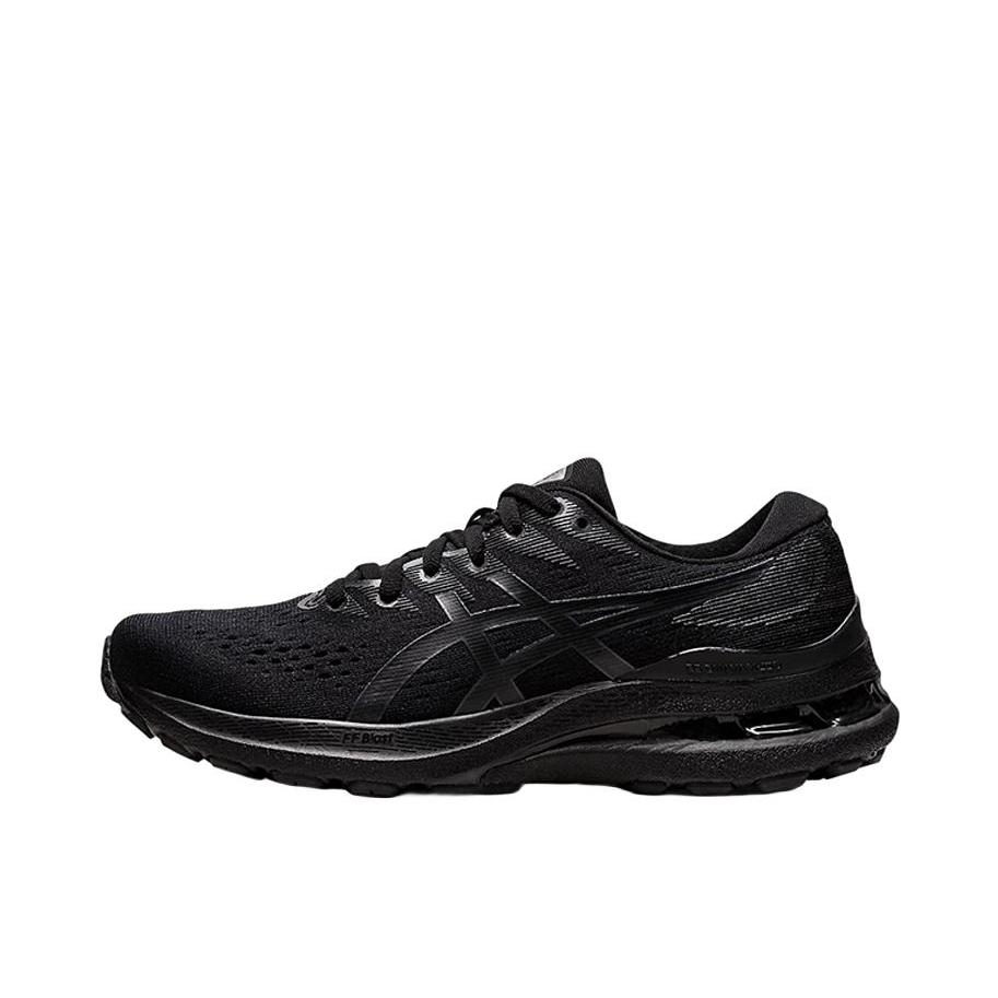 推荐商品：Asics/亚瑟士 Gel-Kayano 28 跑鞋 马拉松夜跑气垫稳定足弓支撑防滑耐磨缓震回弹网面透气织物 女款/黑武士