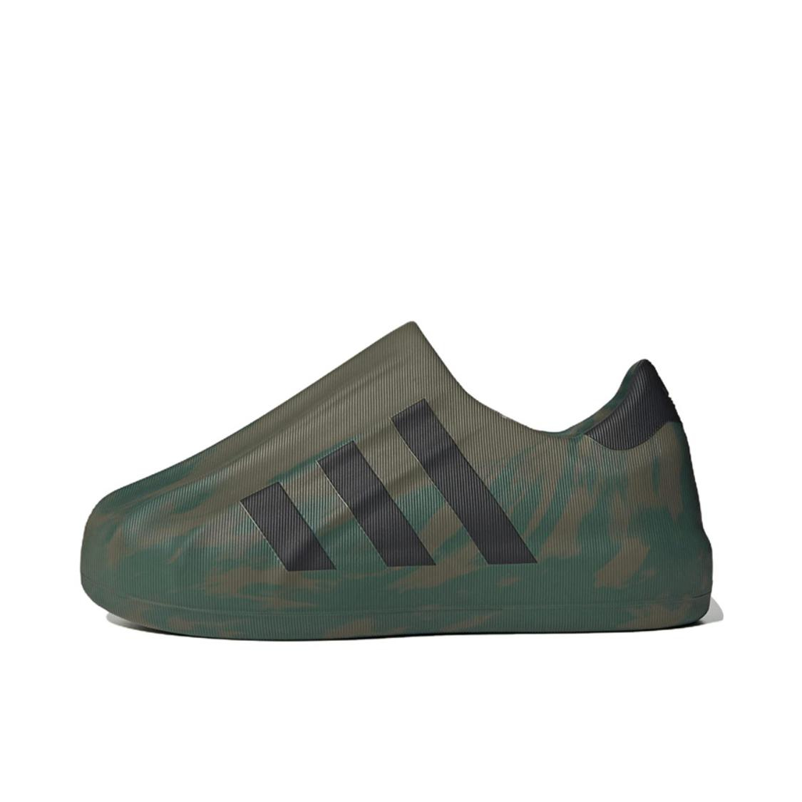 推荐商品：adidas Originals adiFom Superstar 运动休闲鞋 防滑耐磨包裹性贝壳头 黑色/绿色