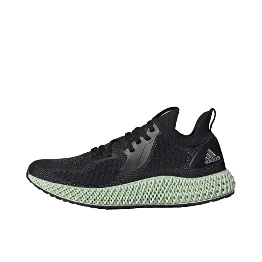 推荐商品：adidas Alphaedge 4D 跑鞋 碳板减震防滑耐磨透气织物 Core Black 黑绿