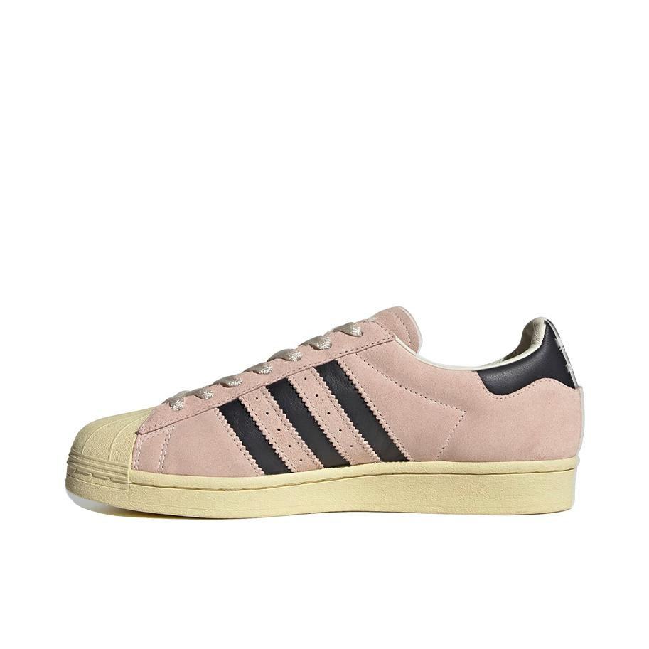 推荐商品：【宋雨琦同款】 adidas Originals Superstar 板鞋 轻便贝壳头薄底舒适百搭耐磨复古 Pink Tint 粉红/黑色/金属金