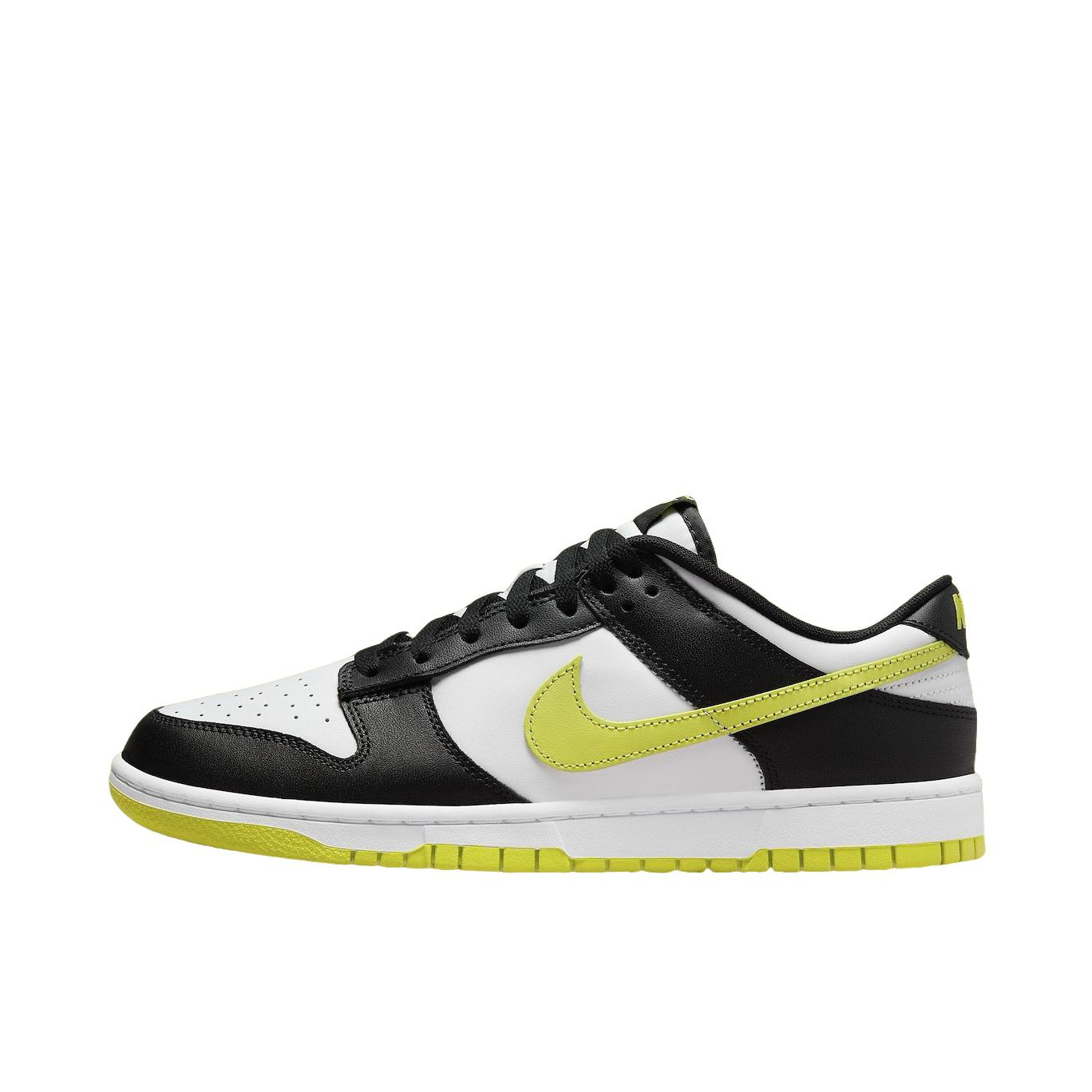 推荐商品：Nike Dunk 板鞋 经典复古百搭 亮黄色/黑色/白色