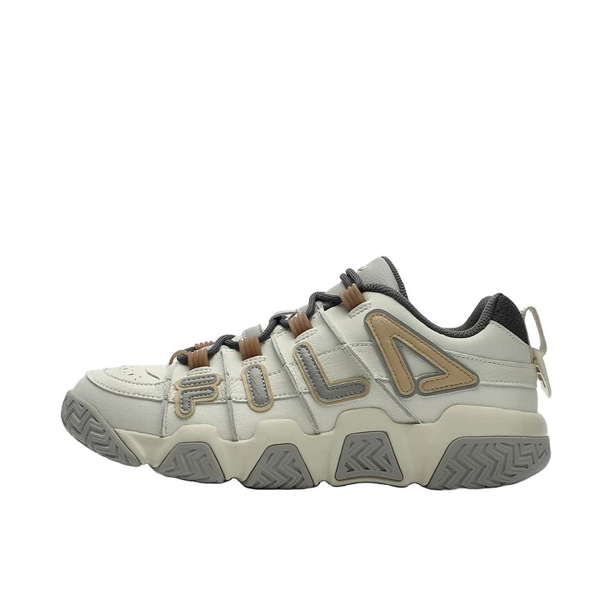 推荐商品：FILA/斐乐 Barricade 时尚复古 潮流百搭 防滑耐磨 防水 织物 合成革 运动休闲鞋 T12M333201 亮灰/烟雨灰