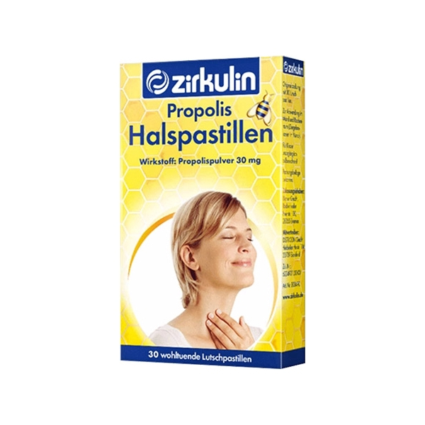 推荐商品：zirkulin/哲库林 无糖蜂胶润喉糖含片 盒装 护嗓喉咙痛进口原装