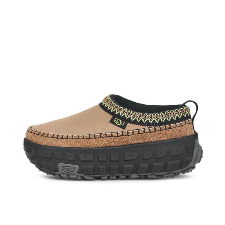 推荐商品：UGG VENTURE DAZE 厚底 舒适浅口 时尚简约 套脚 轮胎底 牛剖层革 运动休闲鞋 1155650  棕色/黑色