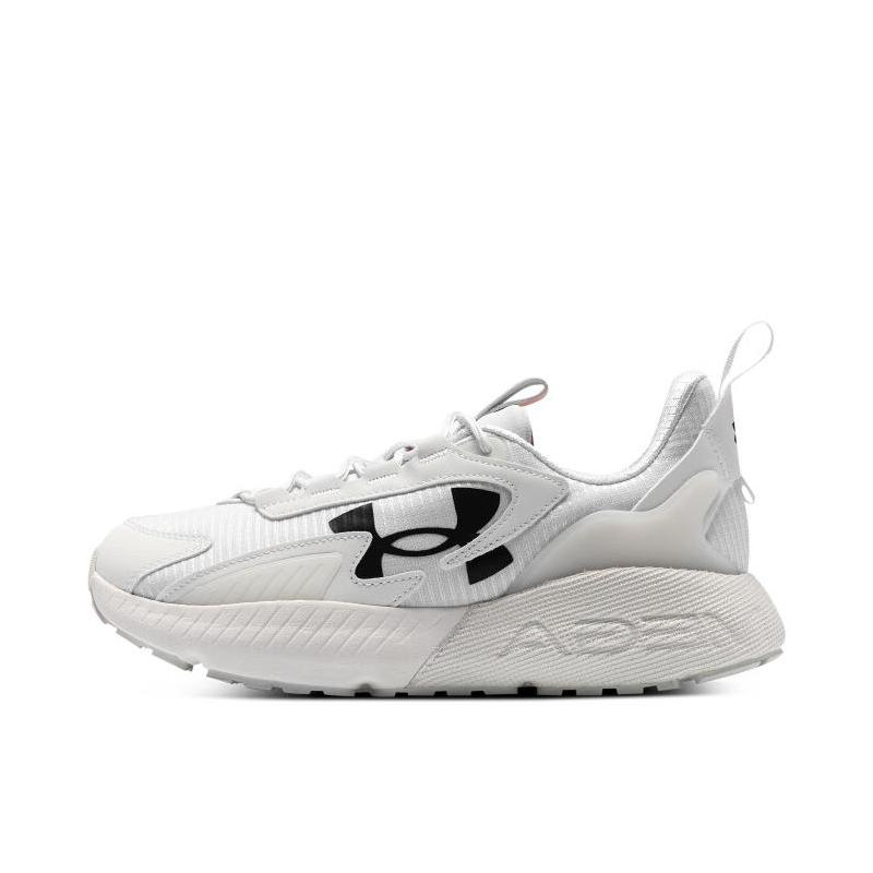 推荐商品：Under Armour/安德玛 HOVR Mega 2 MVMNT 防滑耐磨 缓震回弹 舒适透气 合成革 织物圆头 潮流百搭 增高 运动休闲鞋 熊猫/银白色/黑色 