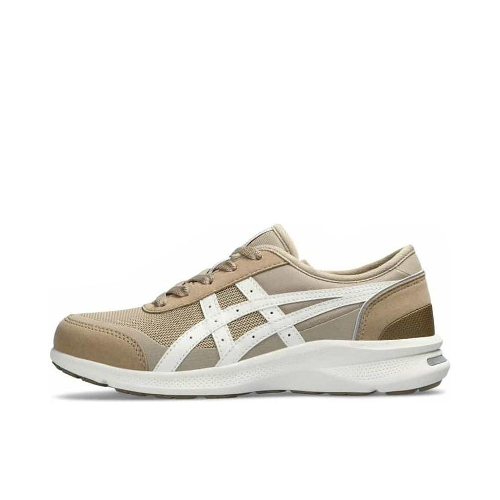 推荐商品：Asics/亚瑟士 Hadashi Walker 减震 耐磨 厚底 圆头 跑鞋 女款/米色/灰色/白色
