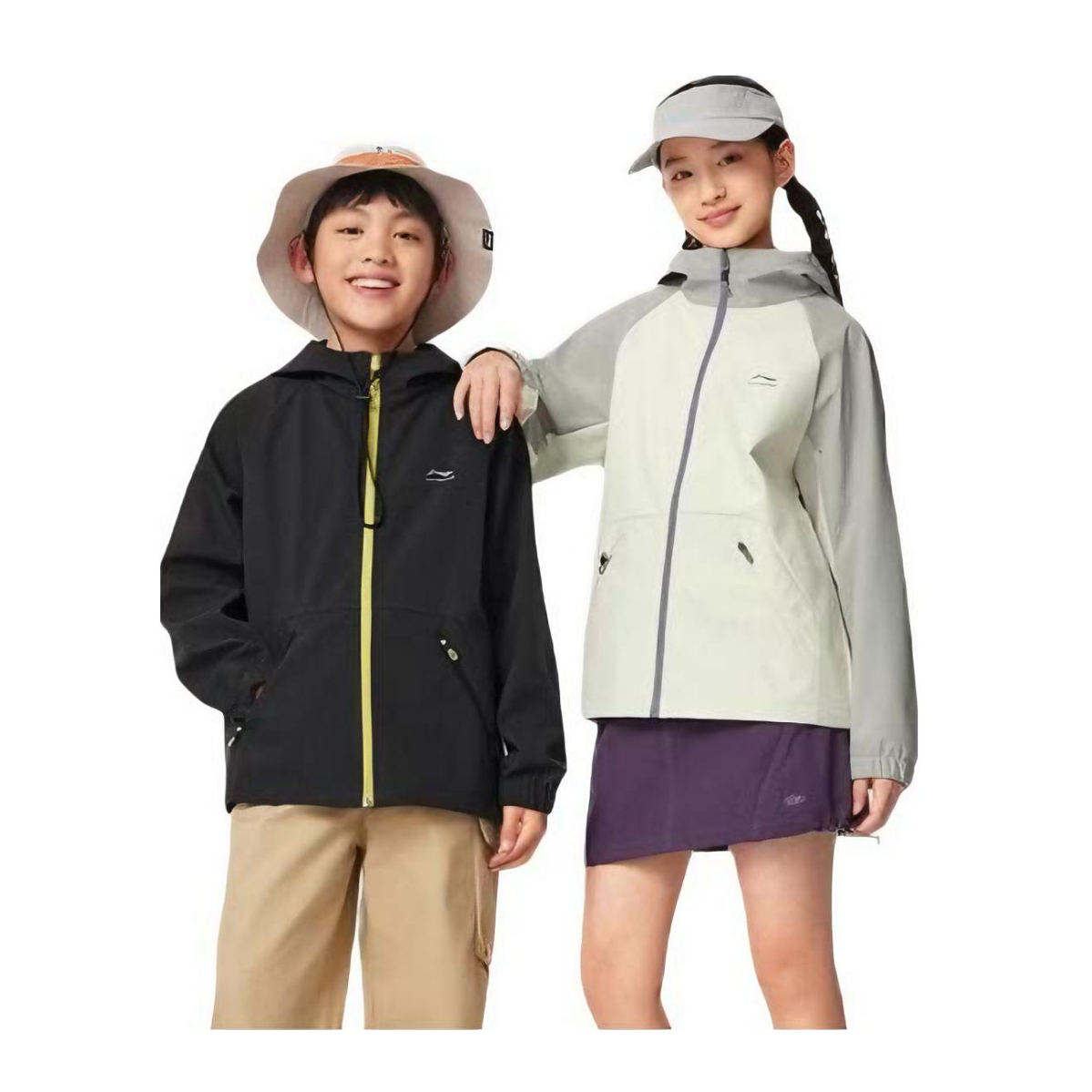 推荐商品：Li Ning/李宁童装 防风反光风衣 中大童 YFDW157 黑