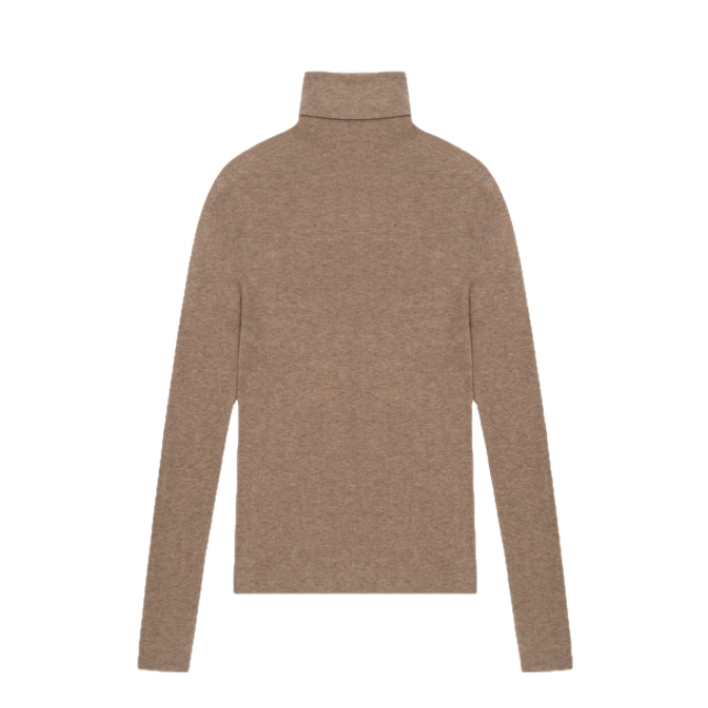 推荐商品：IRO  山羊绒混纺长袖高领打底衫 女装 IWT351M00300 胡桃杏