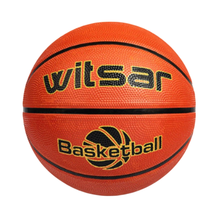 推荐商品：WITSAR 训练娱乐 比赛用球 合成橡胶篮球