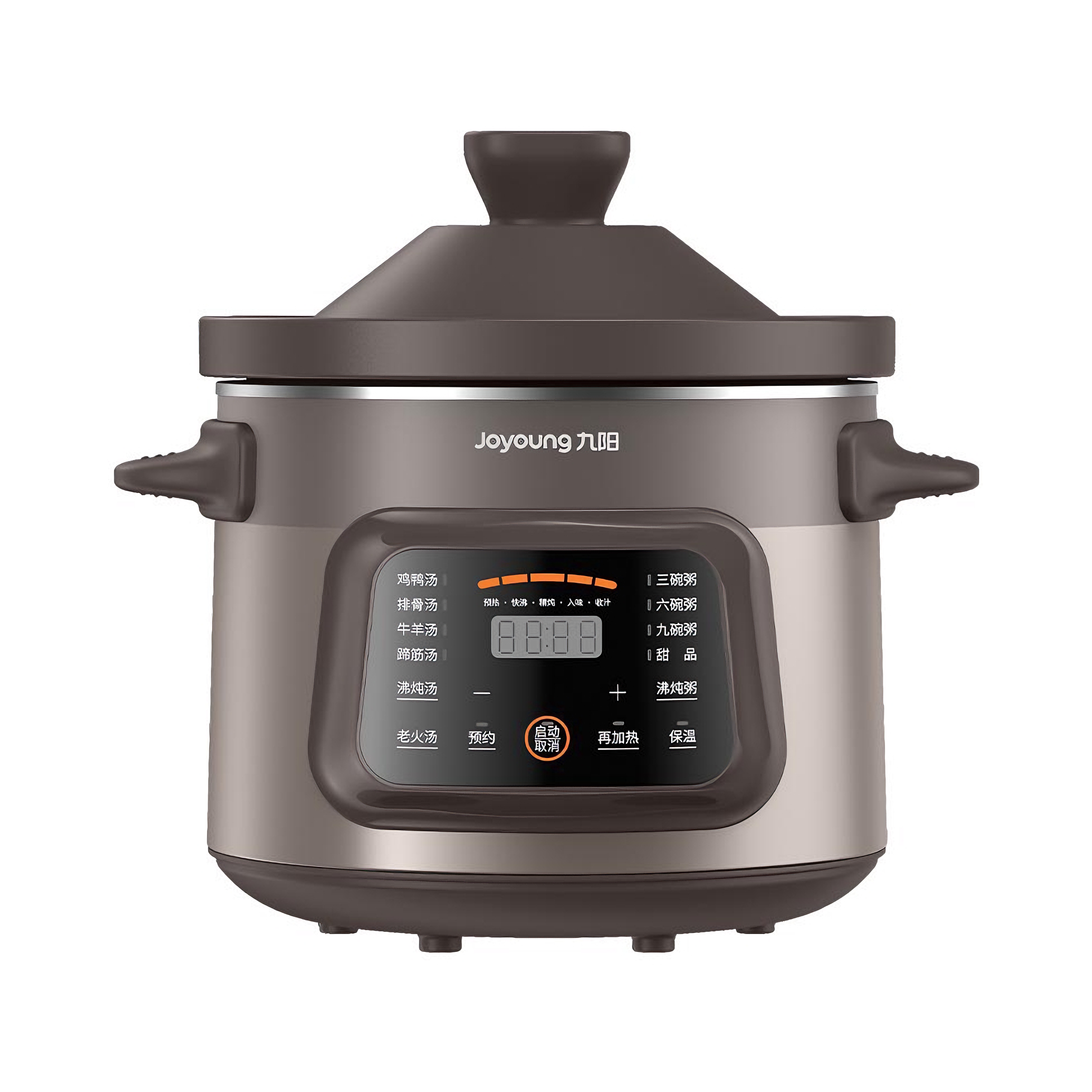 推荐商品：Joyoung/九阳 3L 电炖锅 家用 大容量 紫砂内胆 全自动 可预约 省时 隔水 双驱 快炖 防溢 沸炖 炖汤 煮粥 炖肉 一锅多用 DG30K-GD305