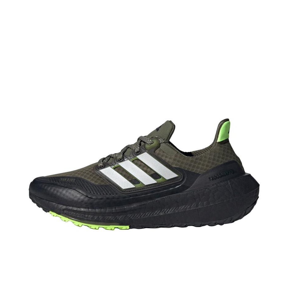 推荐商品：adidas Ultraboost Light 跑鞋 经典UB舒适减震防滑耐磨轻质织物运动随心畅跑抗扭转圆头 橄榄绿/黑色/银色