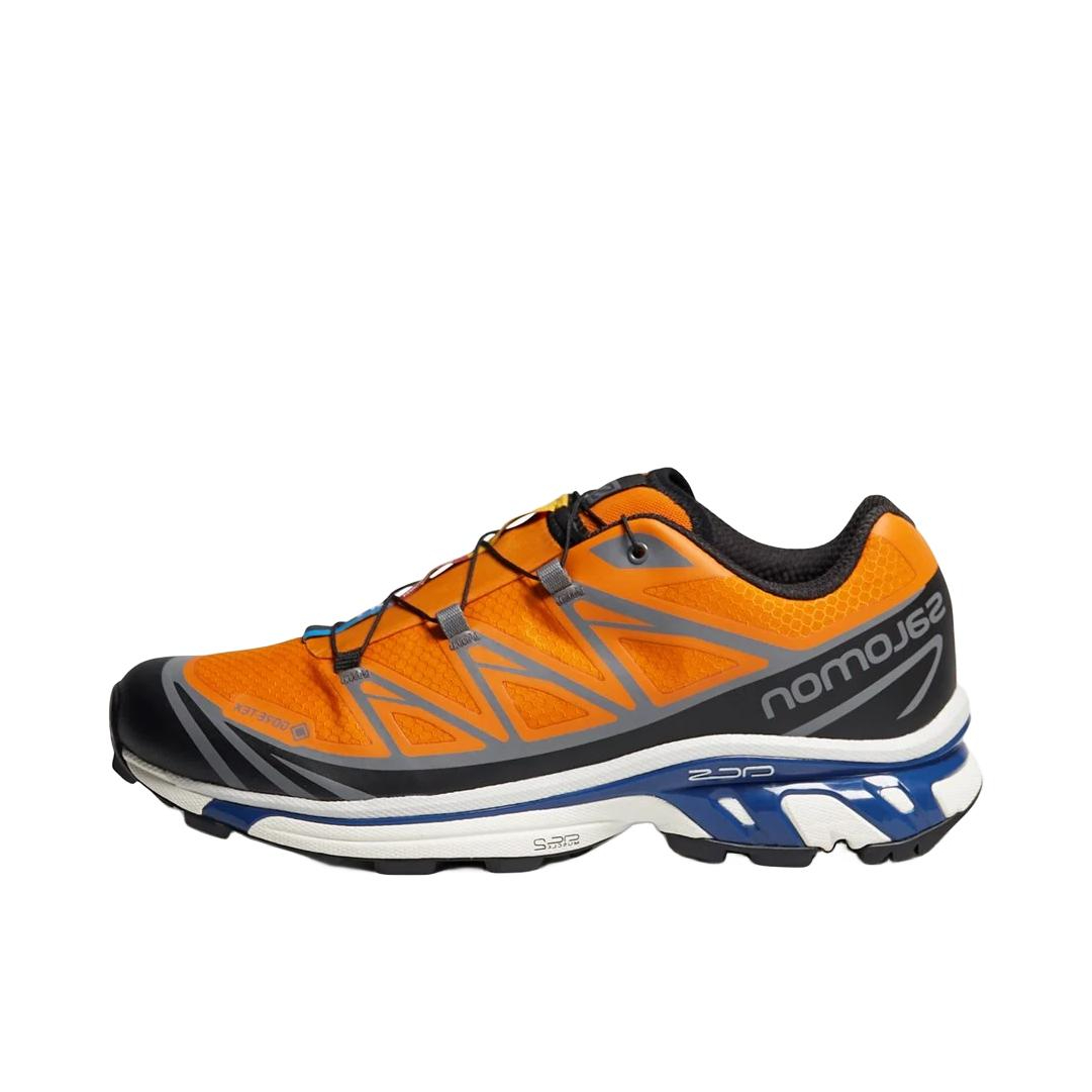 推荐商品：Salomon/萨洛蒙 XT-6 GTX 户外休闲鞋 防水包裹性支撑百搭厚底抽绳 橙色/灰色