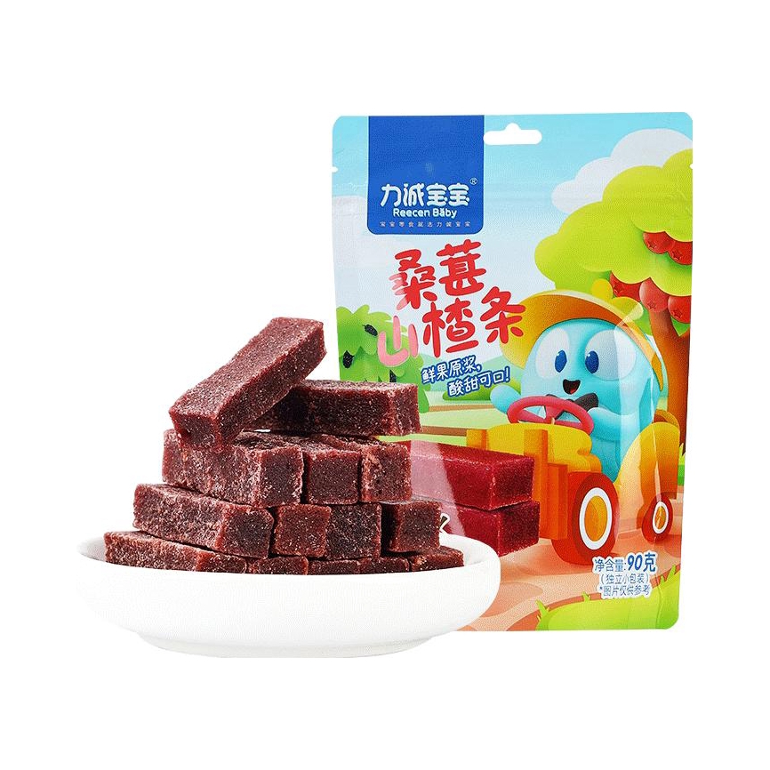 推荐商品：力诚宝宝/Reecen Baby 儿童桑葚山楂条无添加色素开胃