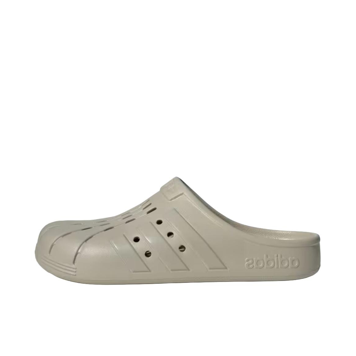 推荐商品：adidas Adilette Clog 舒适百搭 防滑耐磨 运动 一字 外穿 拖鞋 棕色