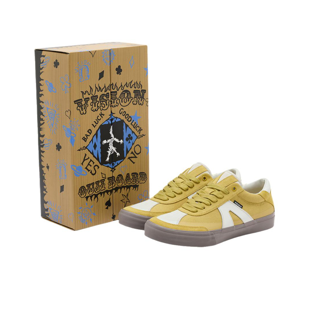 推荐商品：Vision Street Wear PUSH PRO ouija board主题系列 帆布鞋 街头运动系带圆头 礼盒款/油溶黄