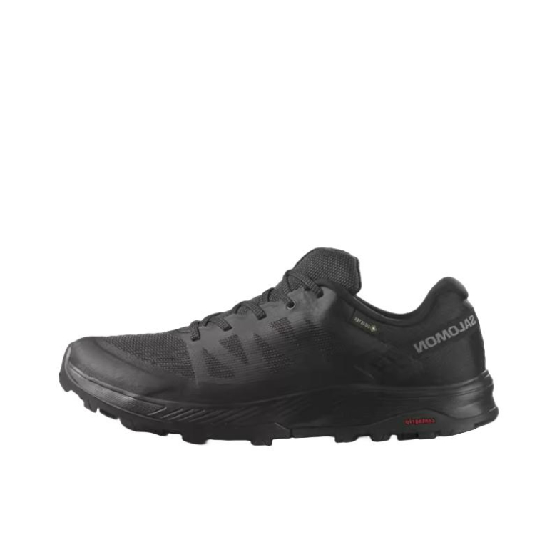 推荐商品：Salomon/萨洛蒙 Outrise Gtx 防水 耐磨 织物 包裹性 减震 防滑 稳定抓地 合成革 登山 徒步 户外鞋 幻影黑