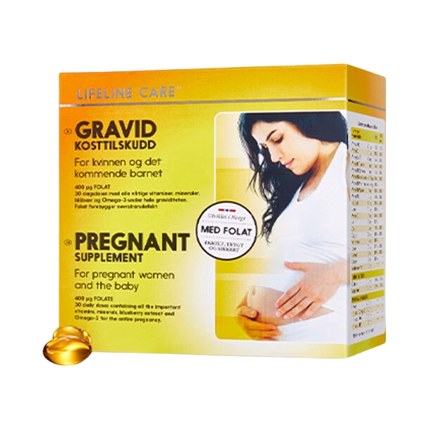 推荐商品：Lifeline care 孕妇孕期综合营养素补钙鱼油DHA