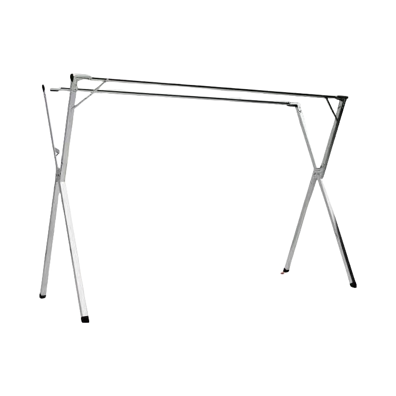 推荐商品：彤彤 不锈钢 X型双杆 落地晾衣架