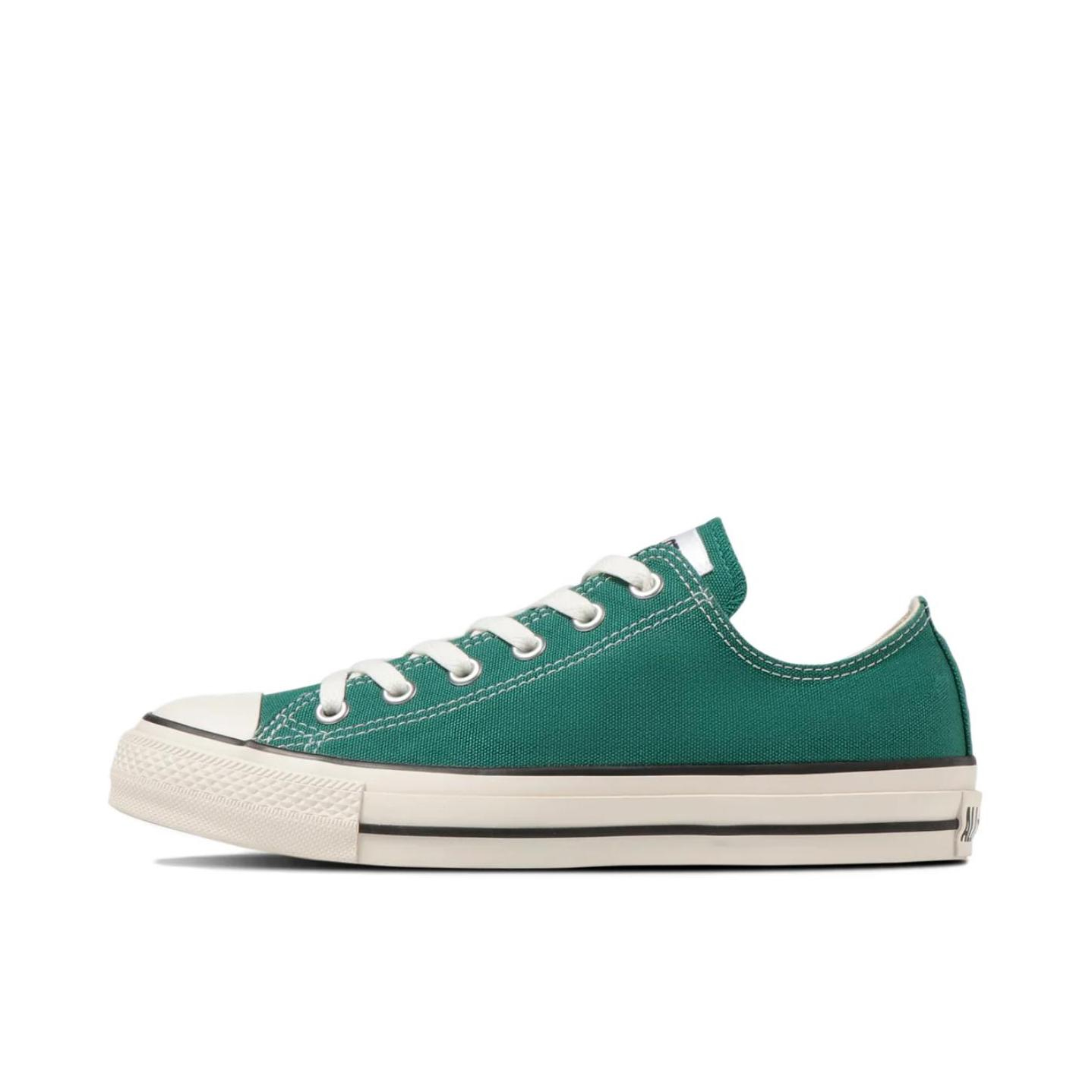 推荐商品：Converse/匡威 Chuck Taylor All Star 帆布鞋 常青款轻便防滑耐磨百搭复古圆头减震贴合高帮 低帮/绿色/白色