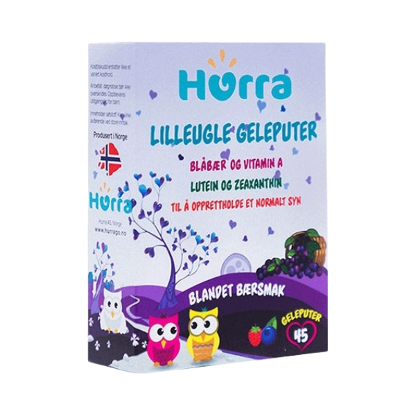 推荐商品：Hurra 儿童蓝莓维a维b2小布丁软糖护眼