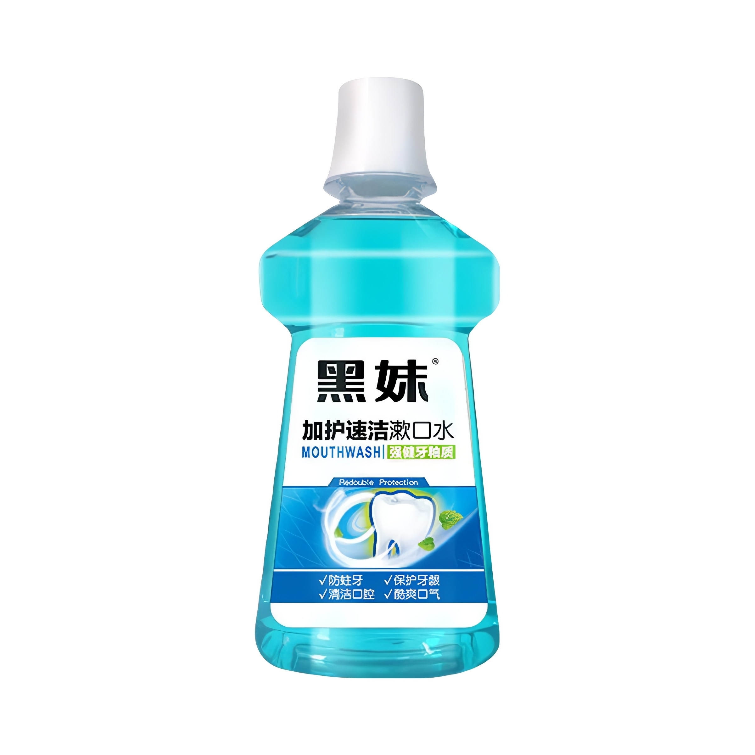 推荐商品：黑妹 清新防蛀牙漱口水 加护