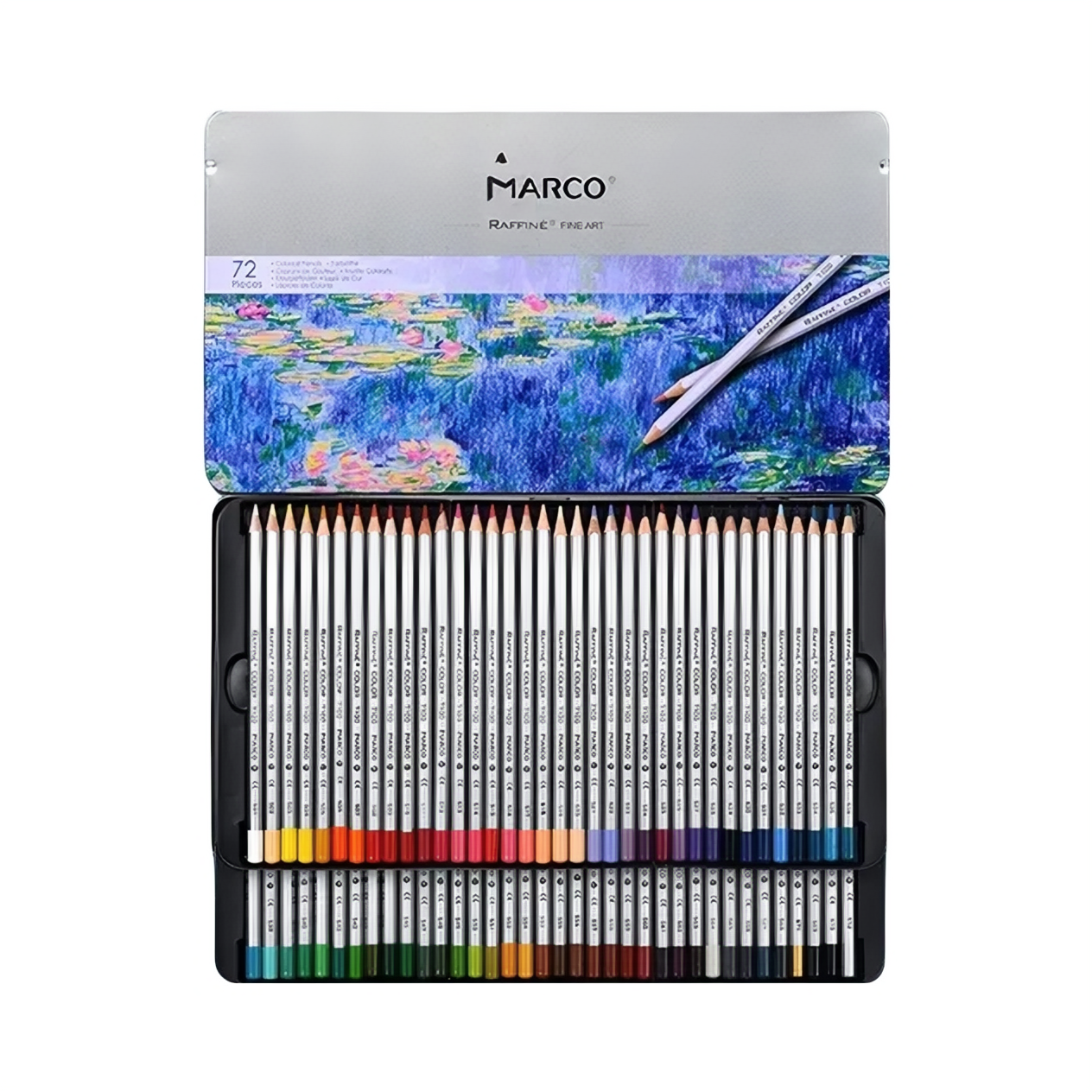 推荐商品：MARCO/马可 7100 拉菲尼系列 铁盒装 油性 彩色铅笔
