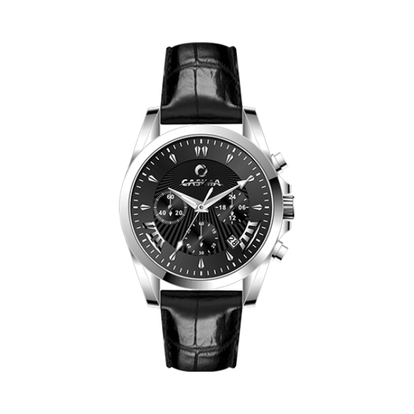 推荐商品：CASIMA/卡斯曼 时尚潮酷百搭商务休闲防水夜光石英男士手表