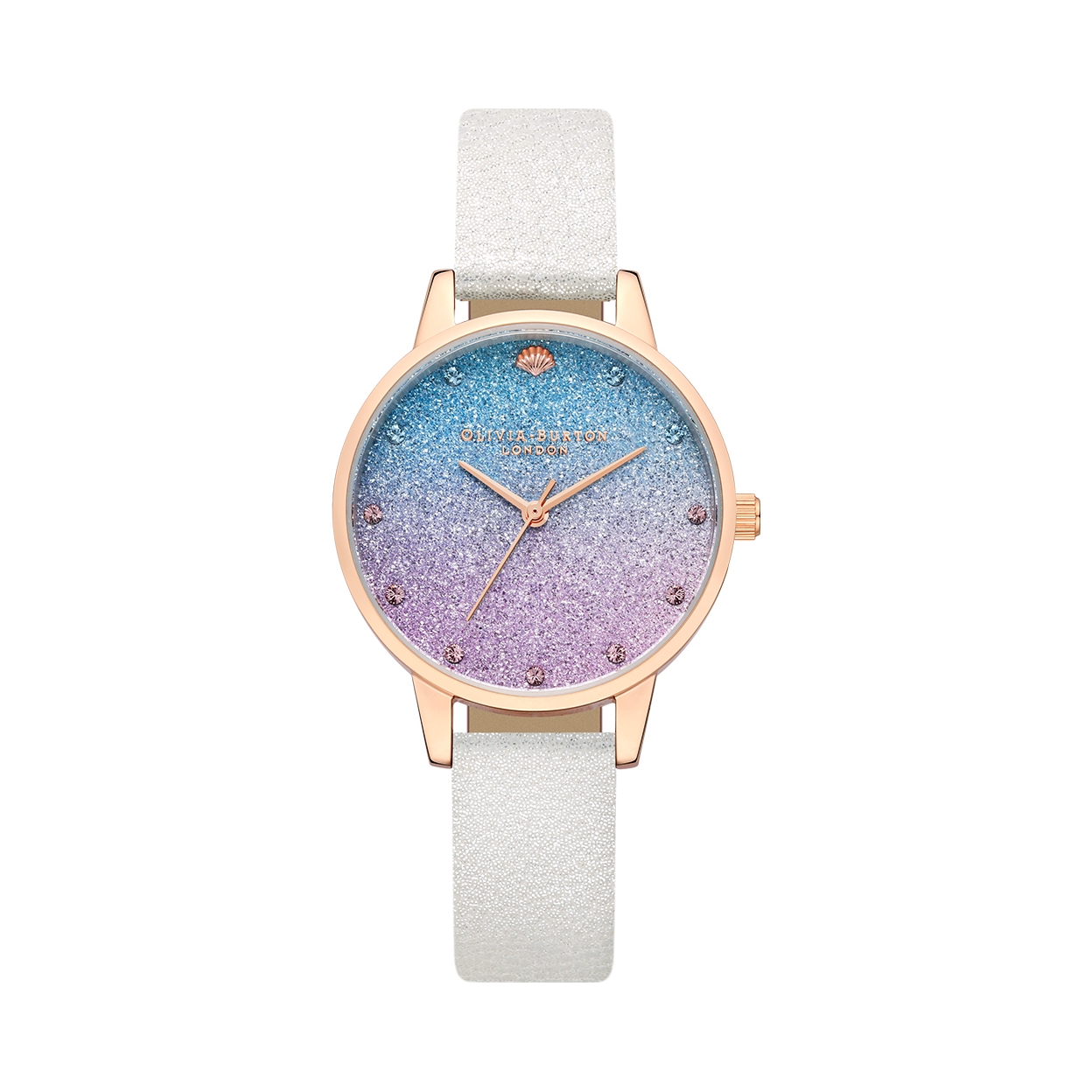 推荐商品：Olivia Burton 渐变美人鱼小众轻奢石英女士手表