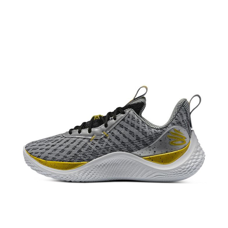 推荐商品：Under Armour/安德玛 Curry 10 实战训练 缓震回弹 防滑耐磨 舒适百搭 篮球鞋 大童/灰色
