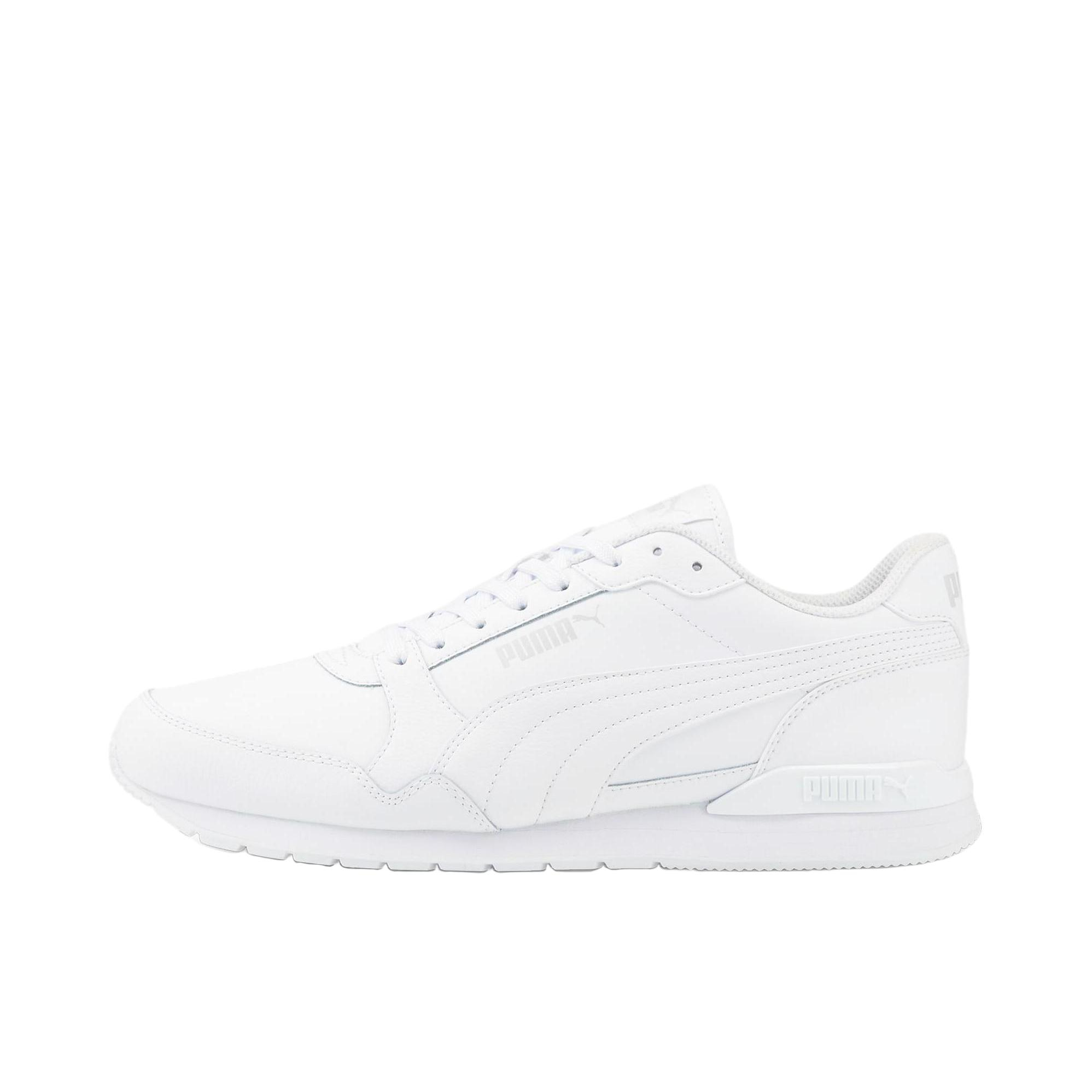 推荐商品：Puma/彪马 ST Runner v3 运动休闲鞋 网面缓震防滑耐磨轻便舒适织物 白色