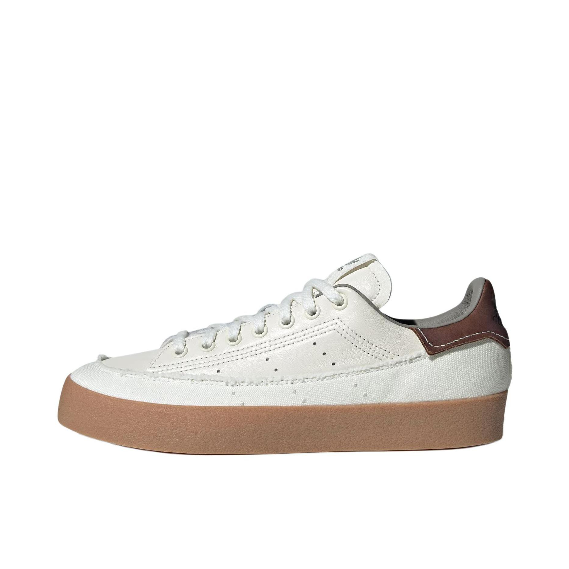 推荐商品：adidas Originals Stan Smith CS 板鞋 休闲防滑耐磨减震低帮 白色/棕色/生胶