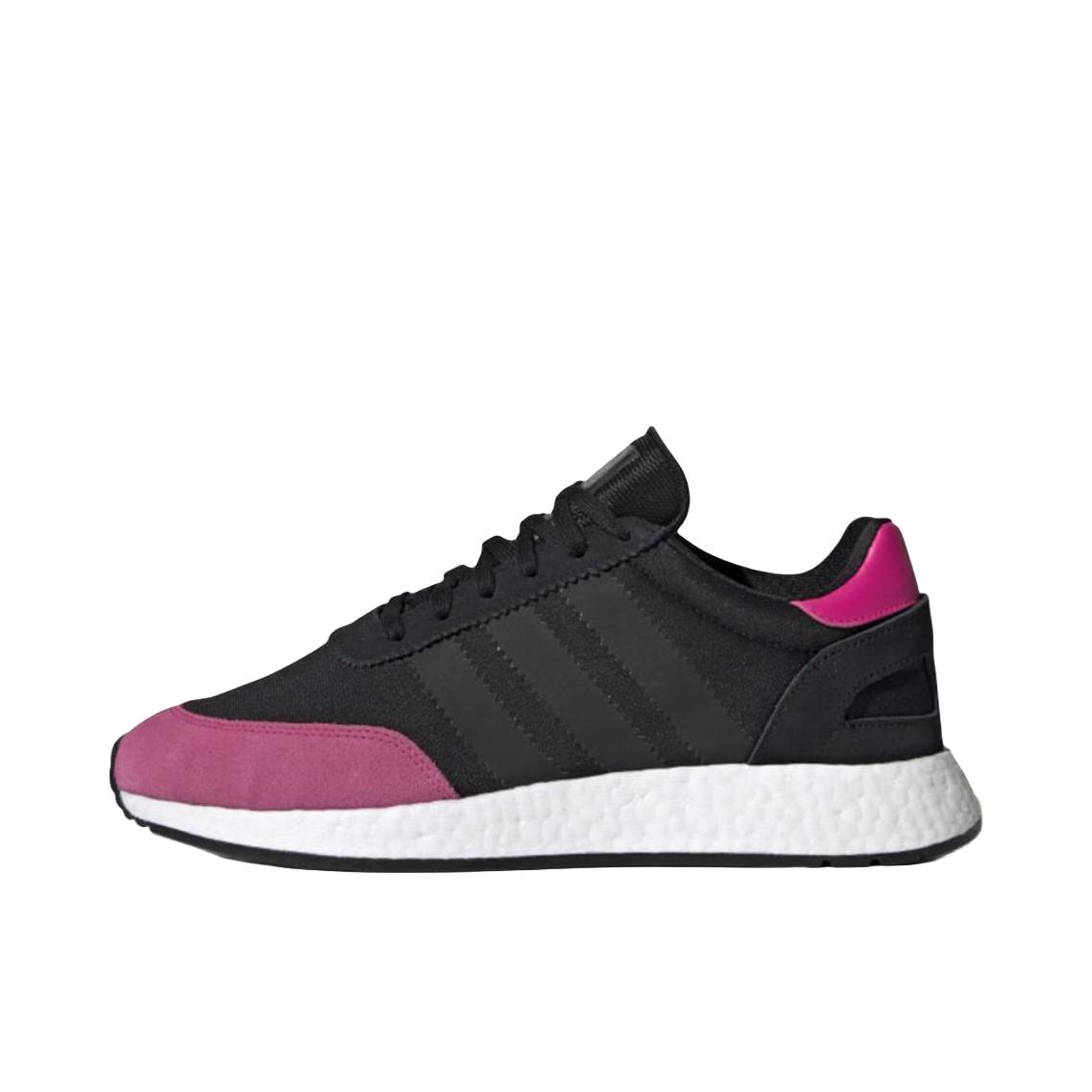推荐商品：adidas I‑5923 防滑耐磨 舒适百搭 轻便 休闲复古 慢跑 跑鞋 黑色/粉色