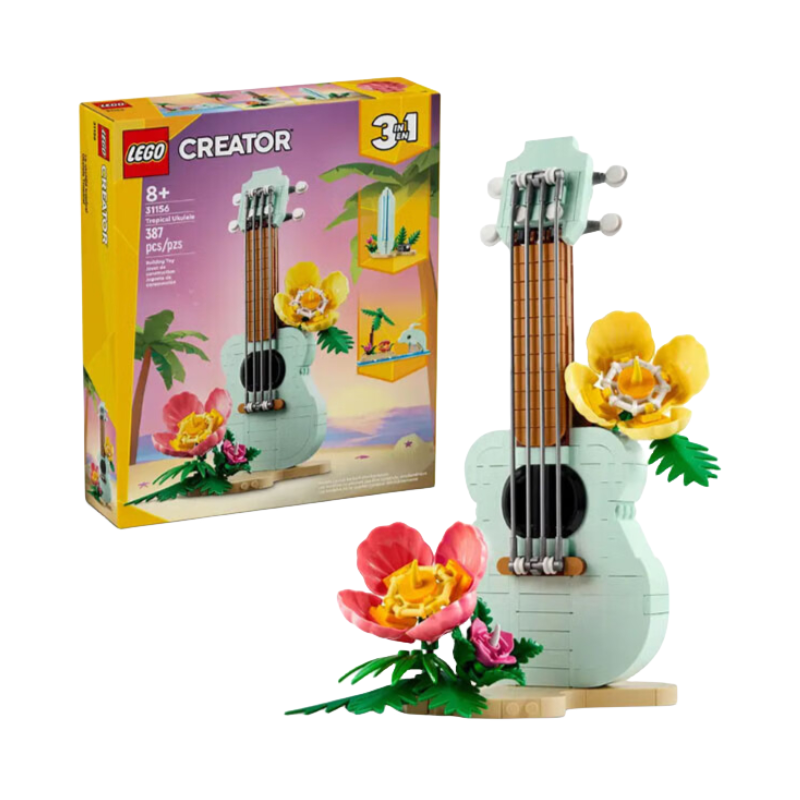推荐商品：LEGO/乐高 创意百变系列 热带风尤克里里 拼装积木 31156