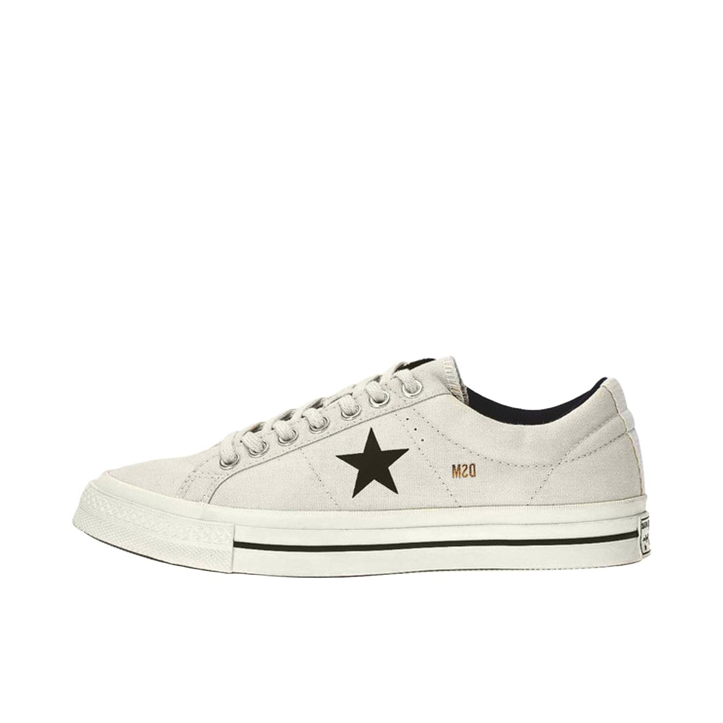 推荐商品：Converse/匡威 One Star 翻毛皮 防滑 复古 星星鞋 板鞋 White/Purple Dover Street Market联名/白黑
