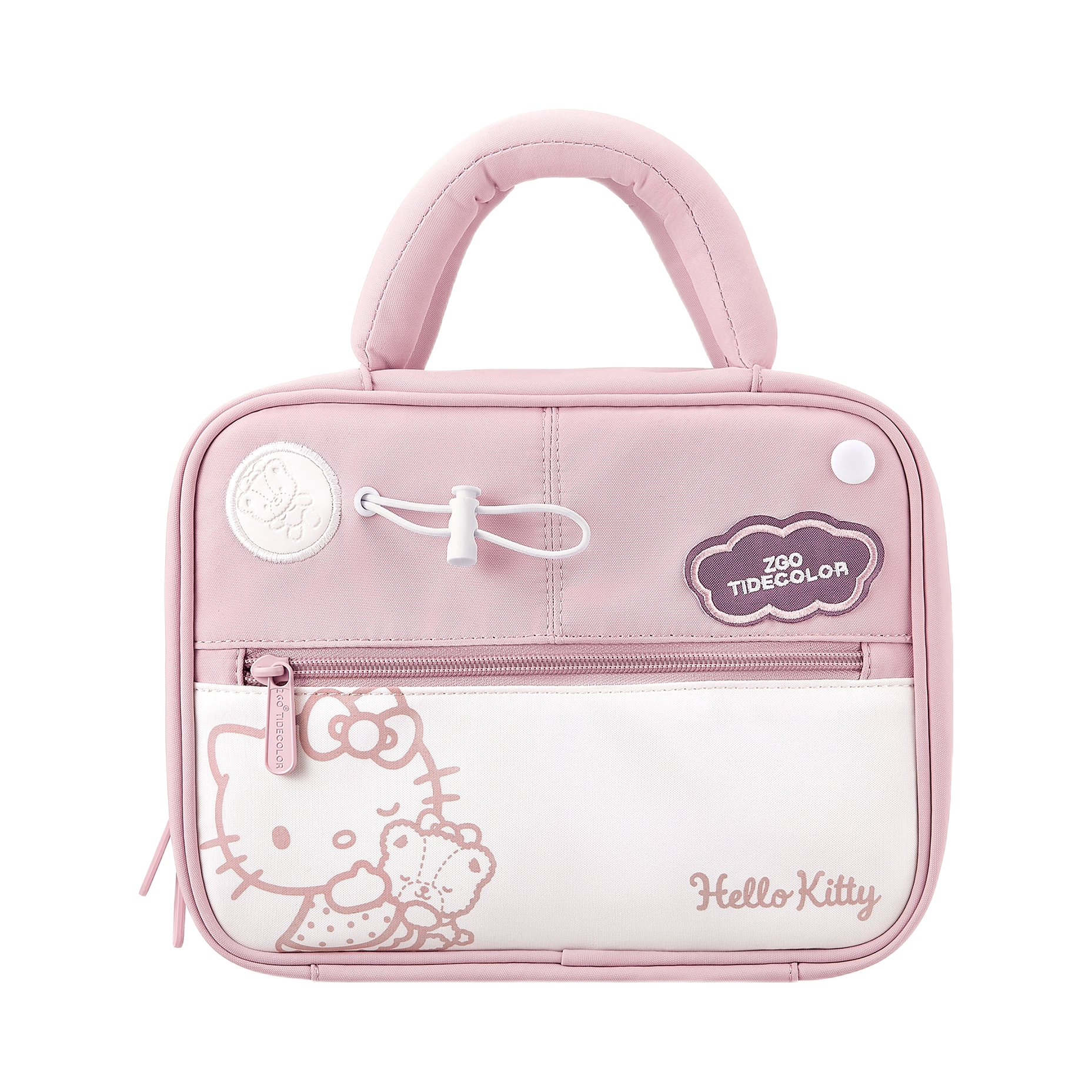 推荐商品：【ZGO/正港 x 三丽鸥 IP联名】库洛米系列 旅行轻便大容量涤纶手提洗漱包收纳包化妆包