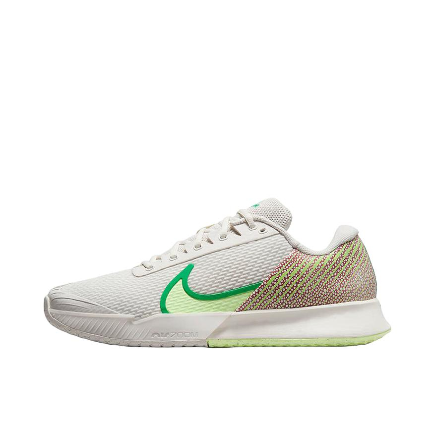 推荐商品：Nike Air Zoom Vapor Pro 2 防滑耐磨 硬地球场 透气 网球鞋 米黄/绿色